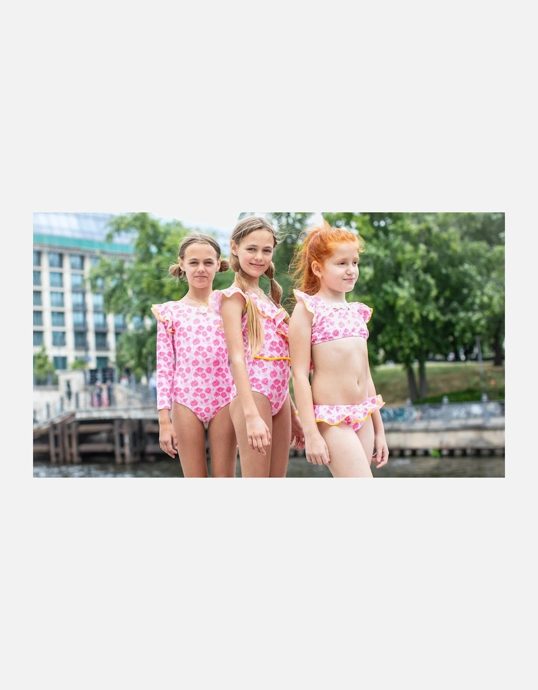 Girls Briar Bikini in Pink