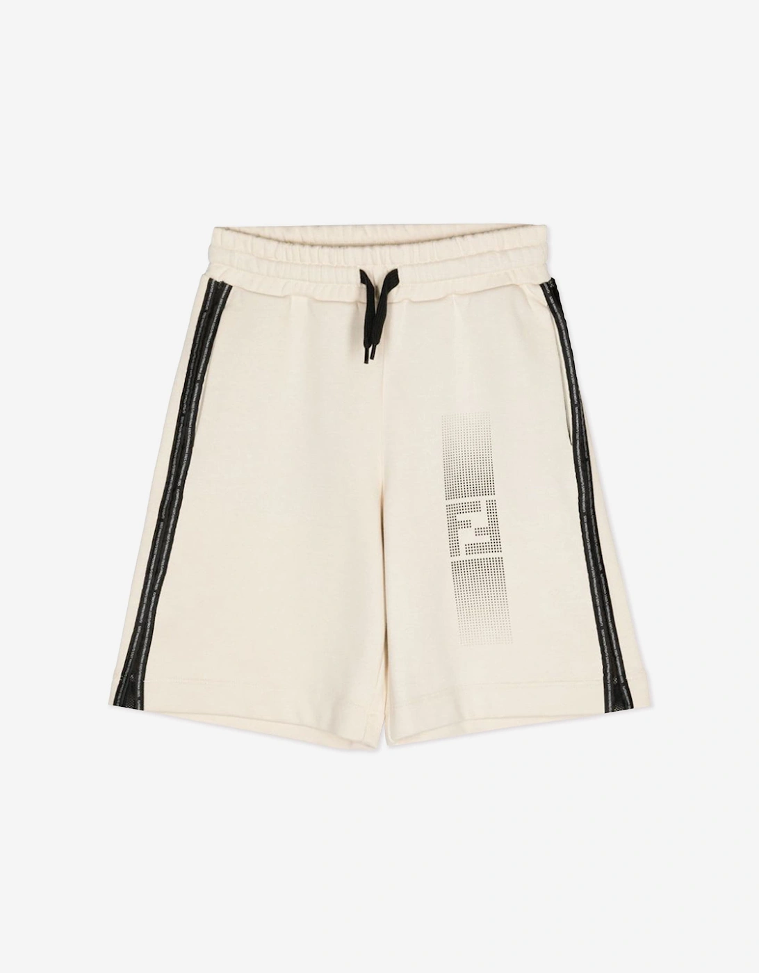 Boys Logo Bermuda Shorts in Beige, 5 of 4