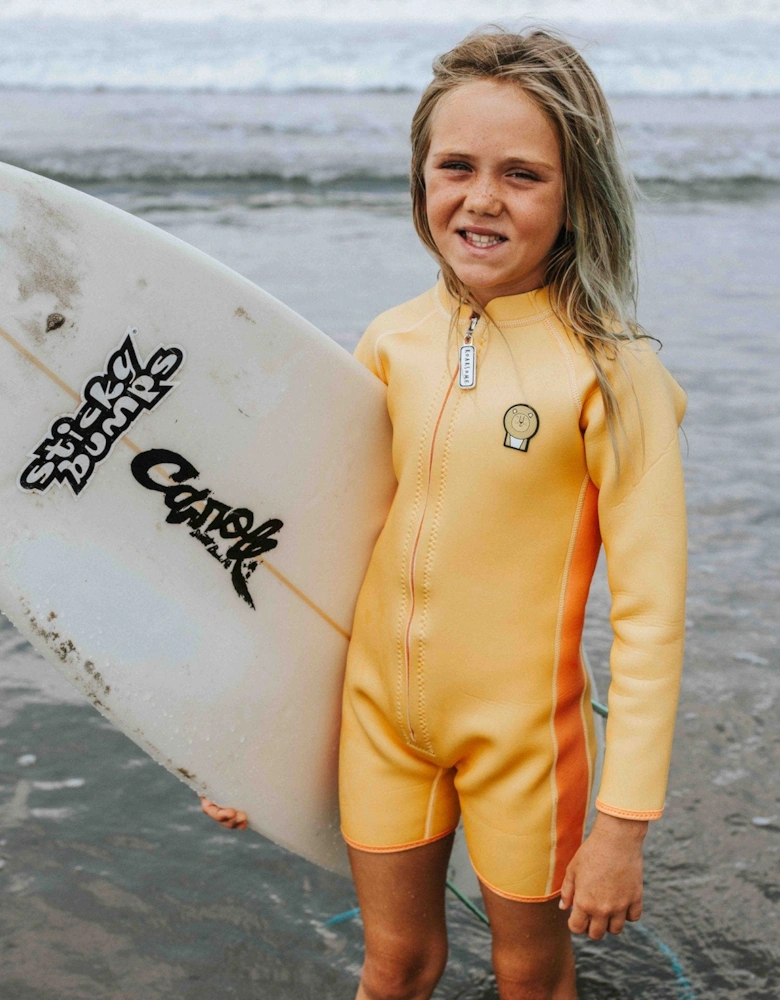 Kids Cub The Lion Wet Suit In Yellow