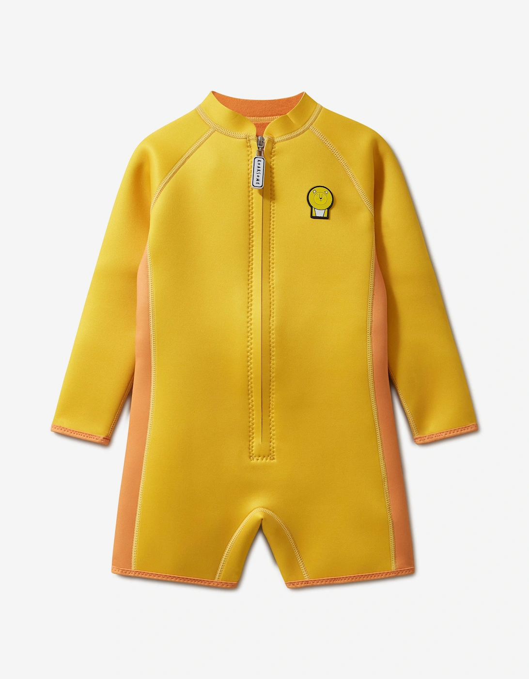 Kids Cub The Lion Wet Suit In Yellow, 7 of 6