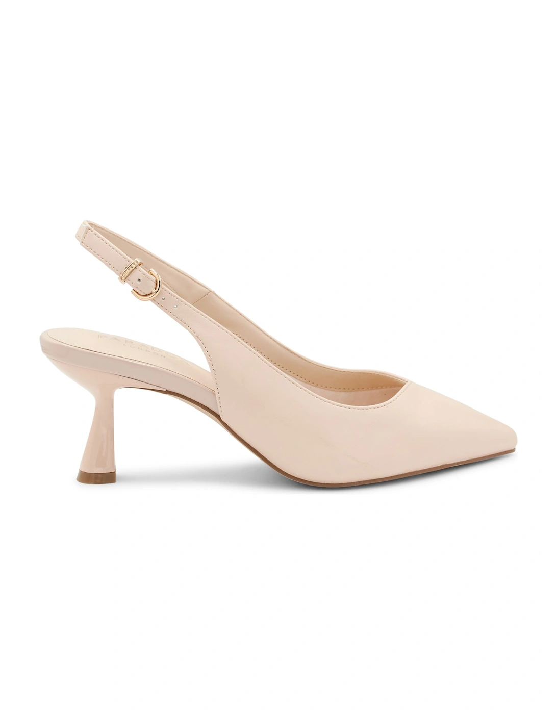'Kelsey' Microsuede Block Heel Slingback Court Shoe, 2 of 1