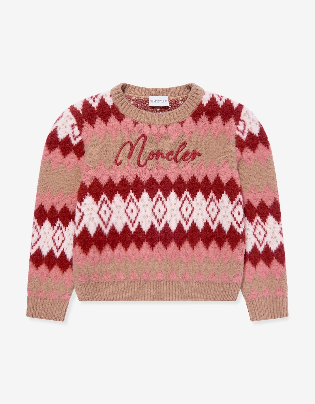 Enfant Girls Wool Knitted Jumper in Multicolour, 5 of 4