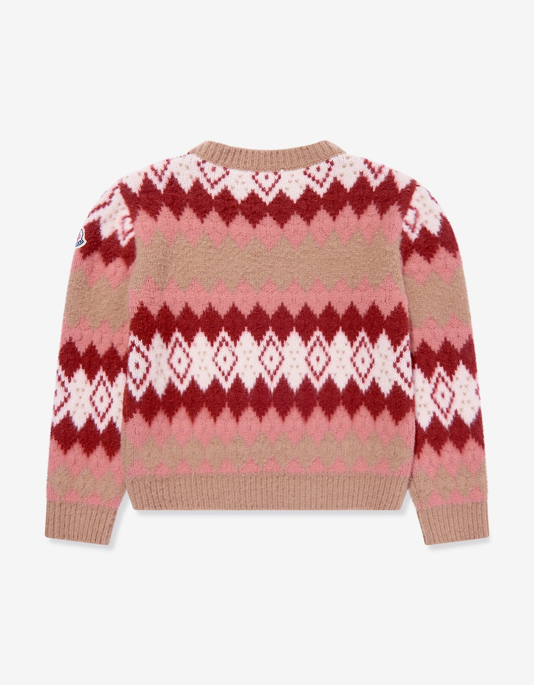 Enfant Girls Wool Knitted Jumper in Multicolour