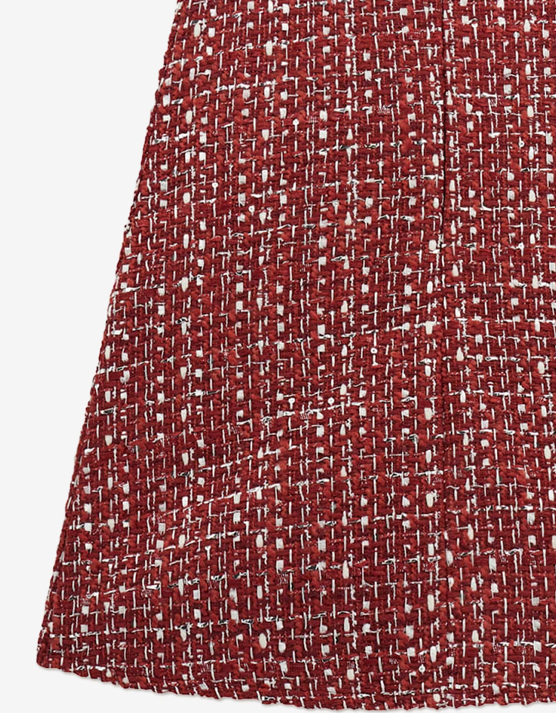 Girls Tweed A Line Dress in Red