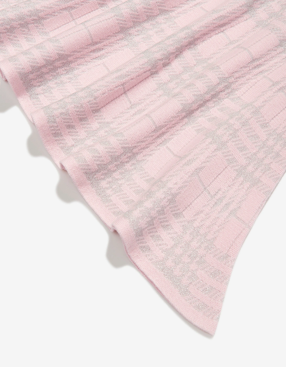 Angels Face Girls Amina Check Knitted Dress in Pink