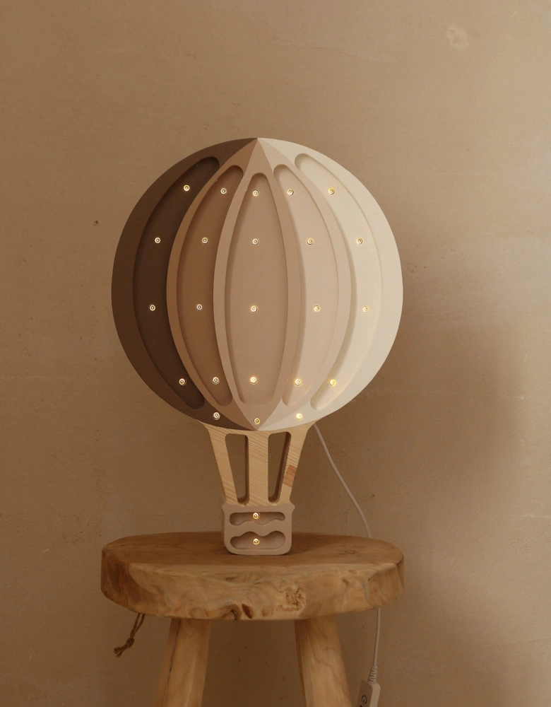 Hot Air Balloon Lamp om Beige (39x27.5x5.5 cm)