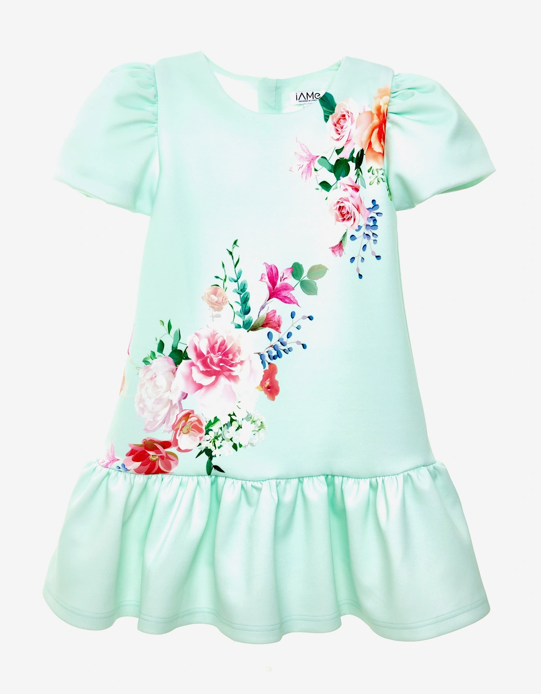 Girls Spring Breeze Dress in Green, 5 of 4