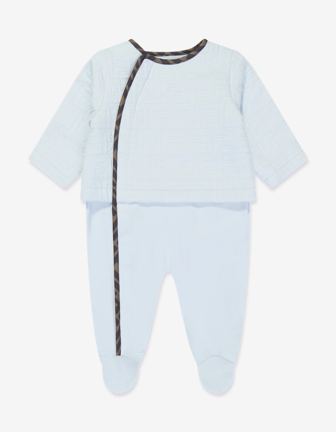 Baby Girls Cotton Babygrow Gift Set (3 Piece) in Blue