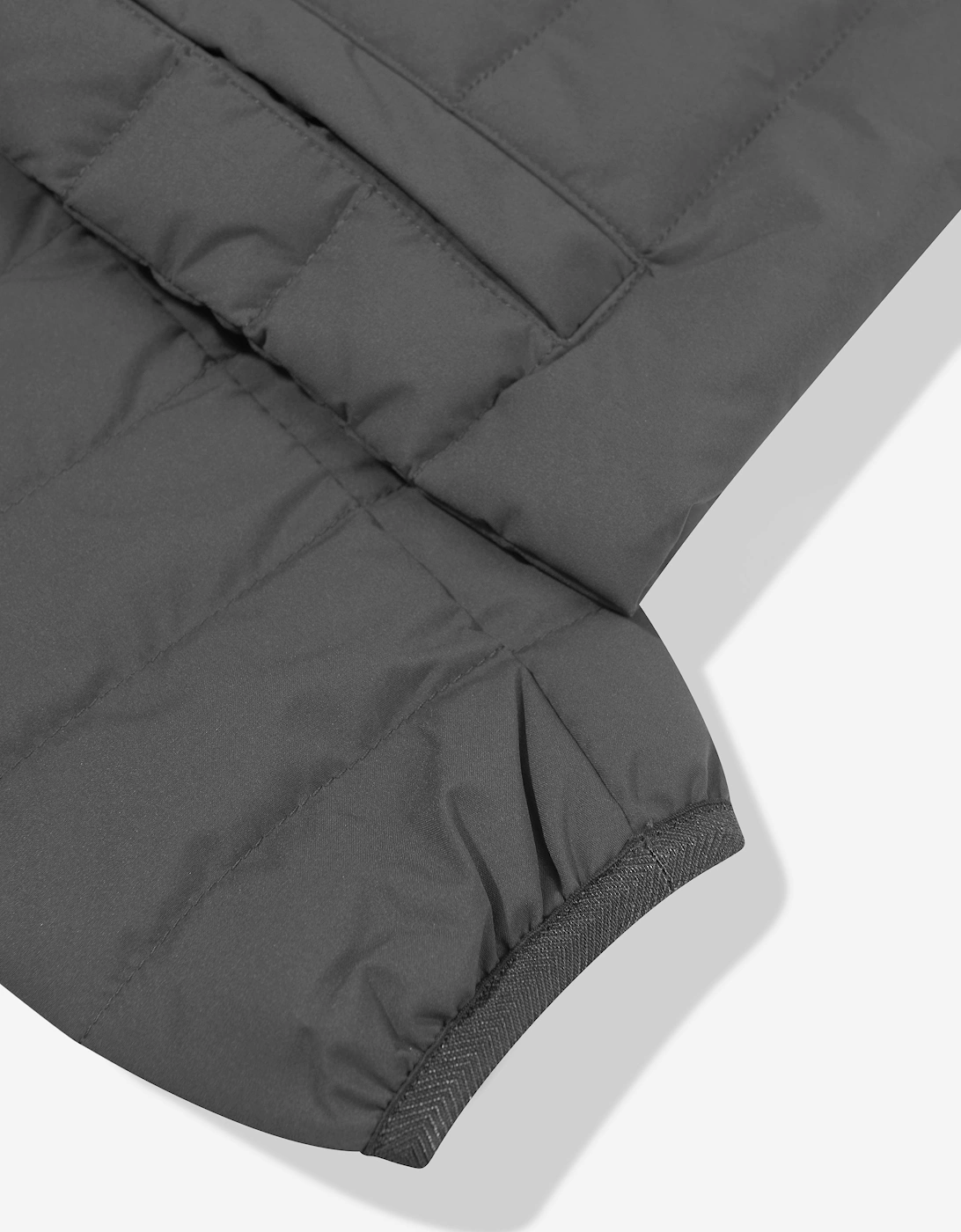 Boys Down Padded Jacket in Grey