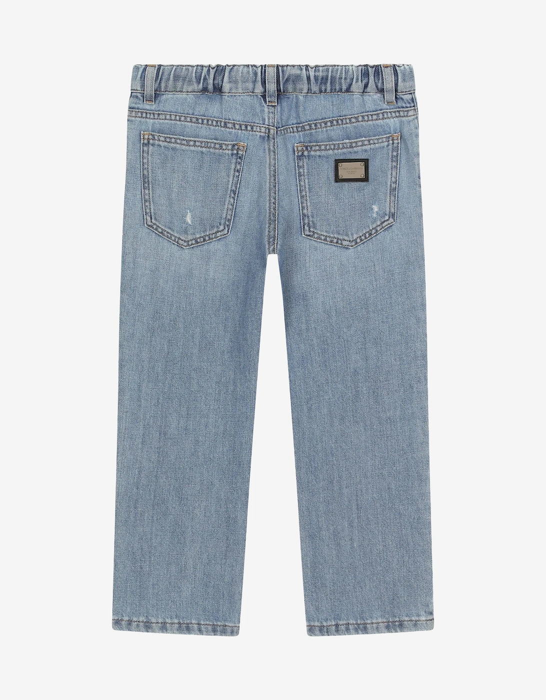 Boys Distressed Jeans in Blue