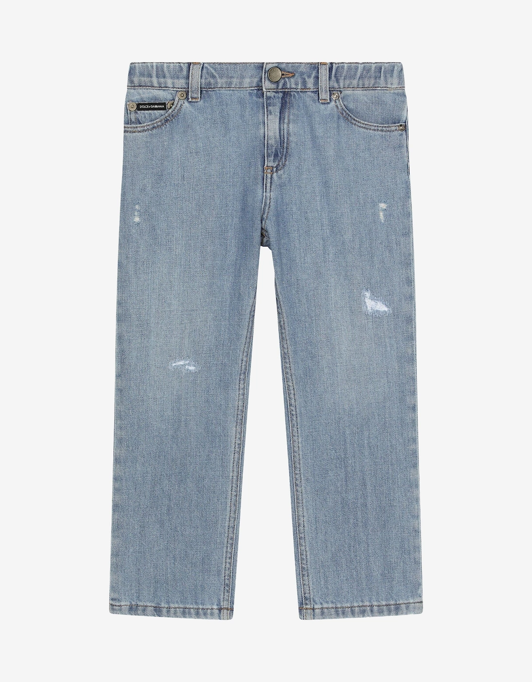 Boys Distressed Jeans in Blue, 5 of 4