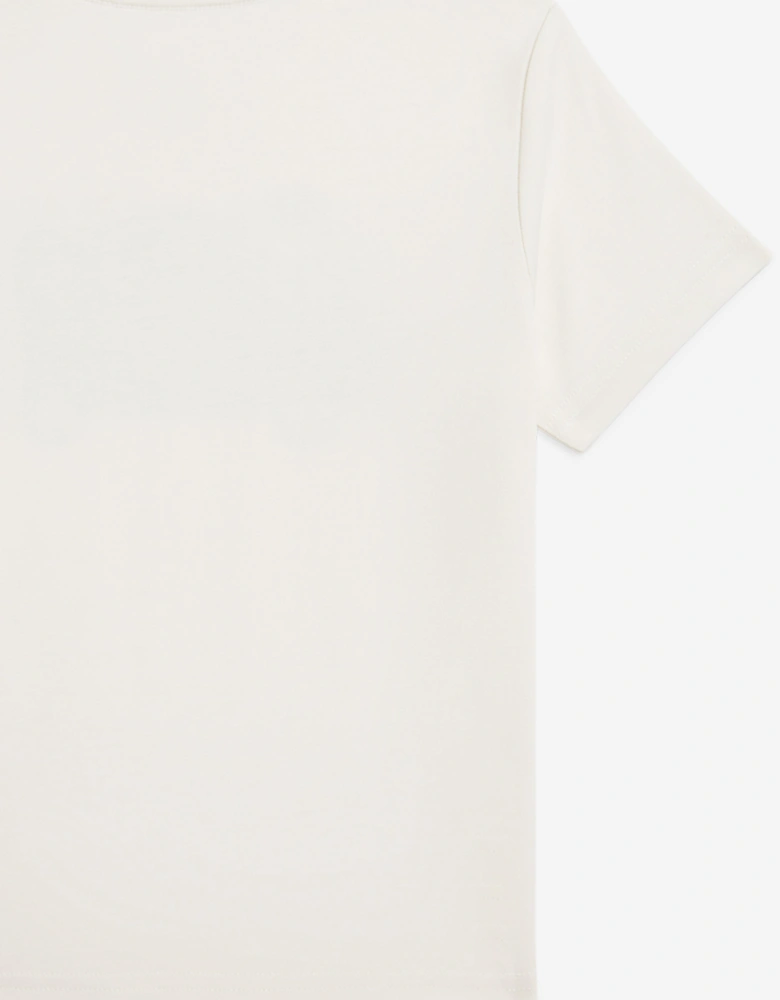 Boys Bear Coffee Truck T-Shirt in White