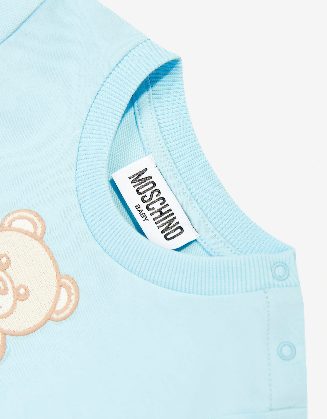 Baby Teddy Bear Logo T-Shirt in Blue