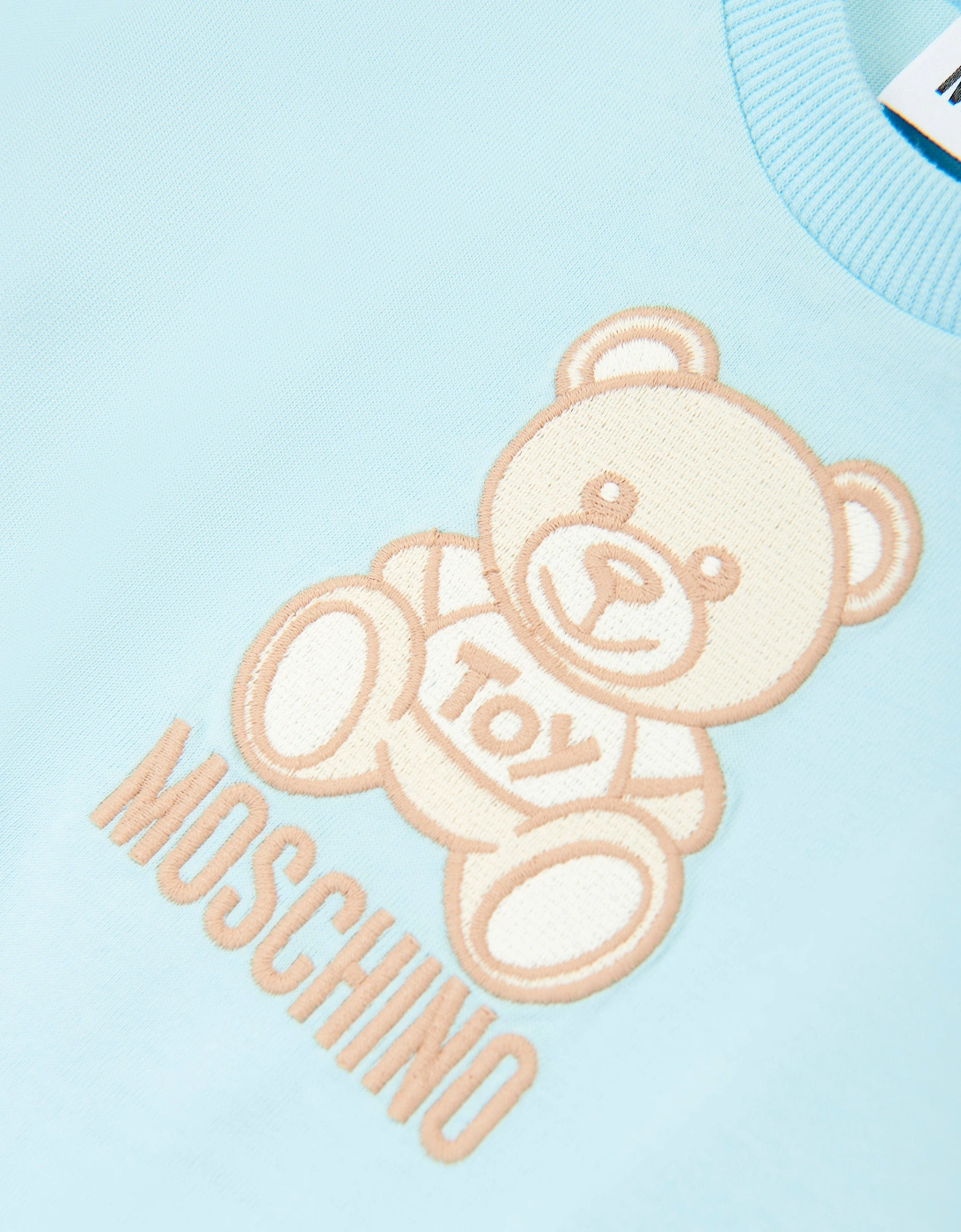 Baby Teddy Bear Logo T-Shirt in Blue