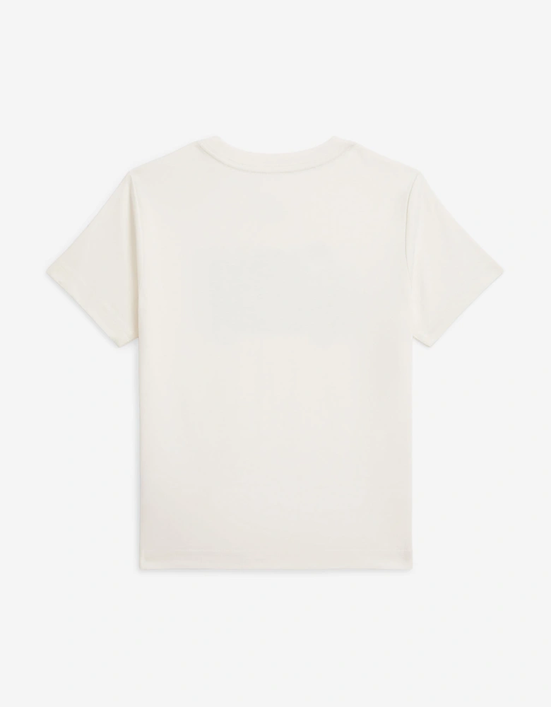 Boys Bear Coffee Truck T-Shirt in White