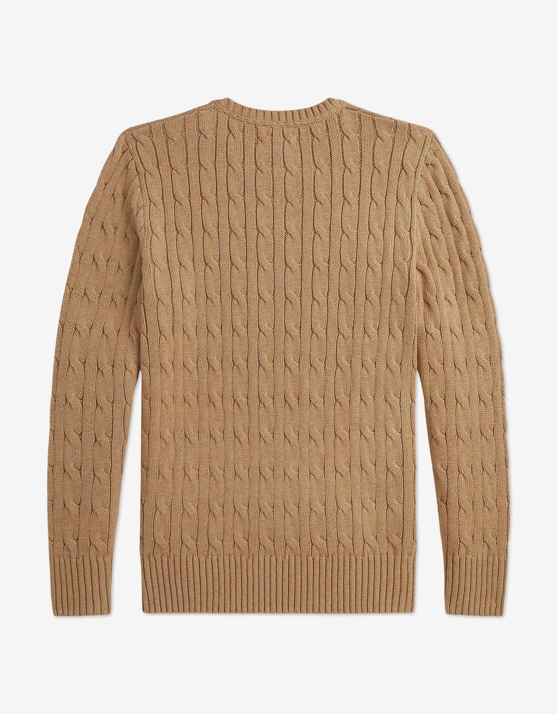 Boys Cable Knit Jumper in Brown