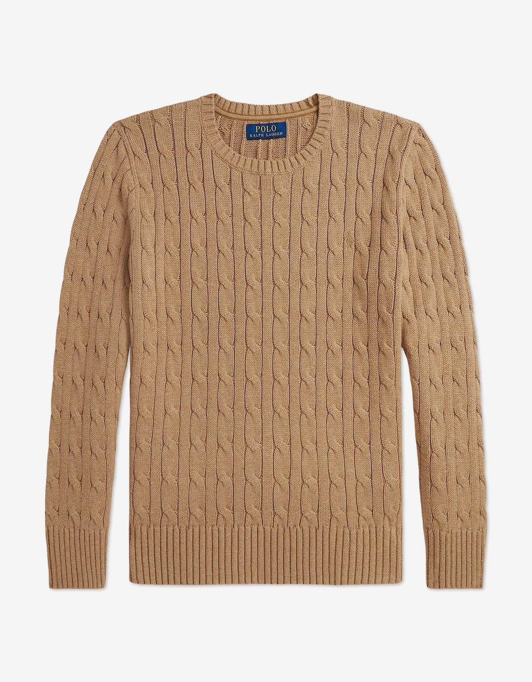 Boys Cable Knit Jumper in Brown, 6 of 5