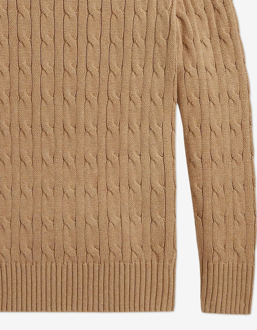 Boys Cable Knit Jumper in Brown