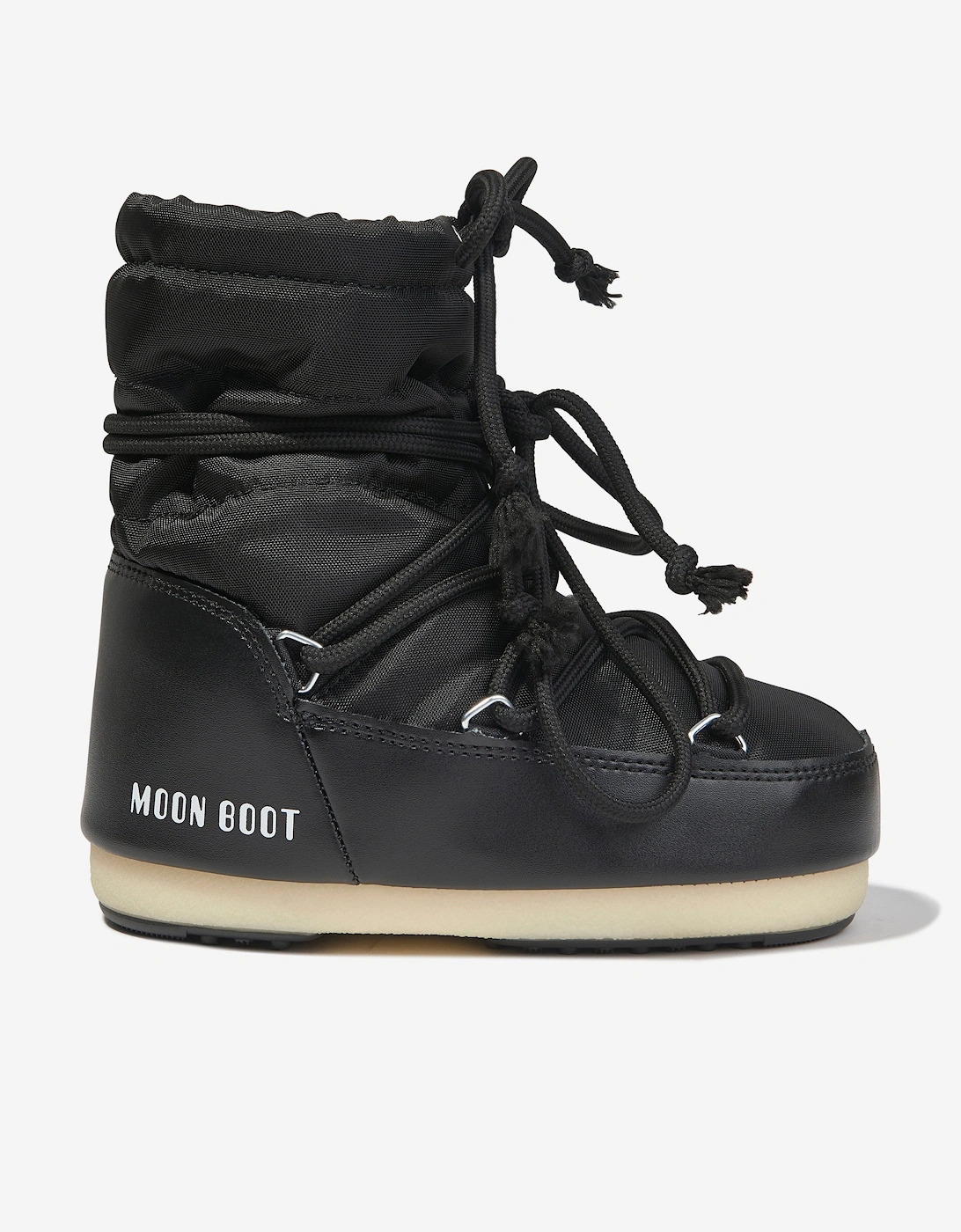 Moon Boot Kids Light Low Nylon Snow Boots in Black, 5 of 4