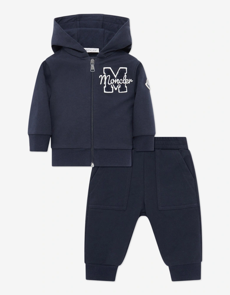 Baby Boys Logo Tracksuit in Navy