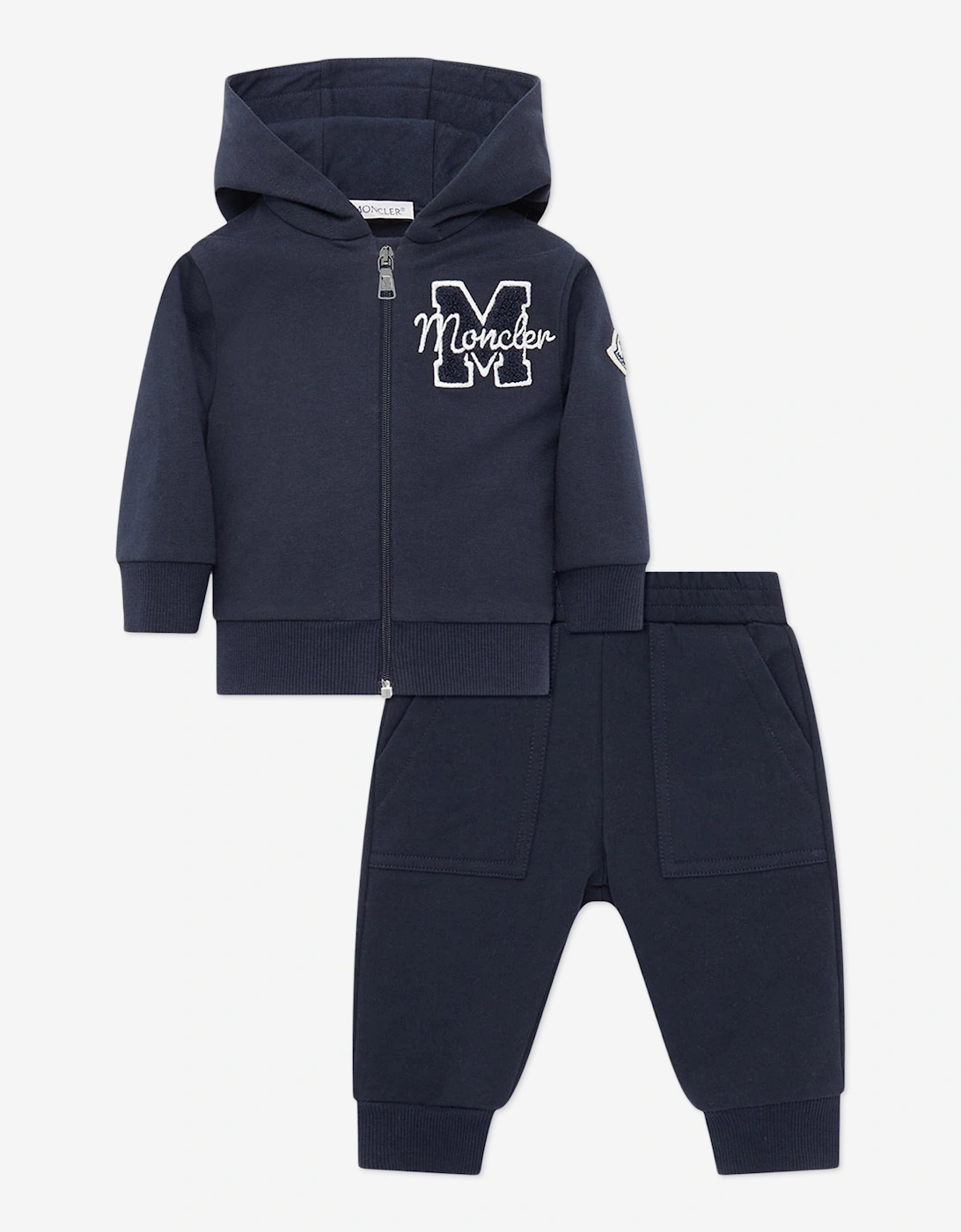 Baby Boys Logo Tracksuit in Navy, 5 of 4