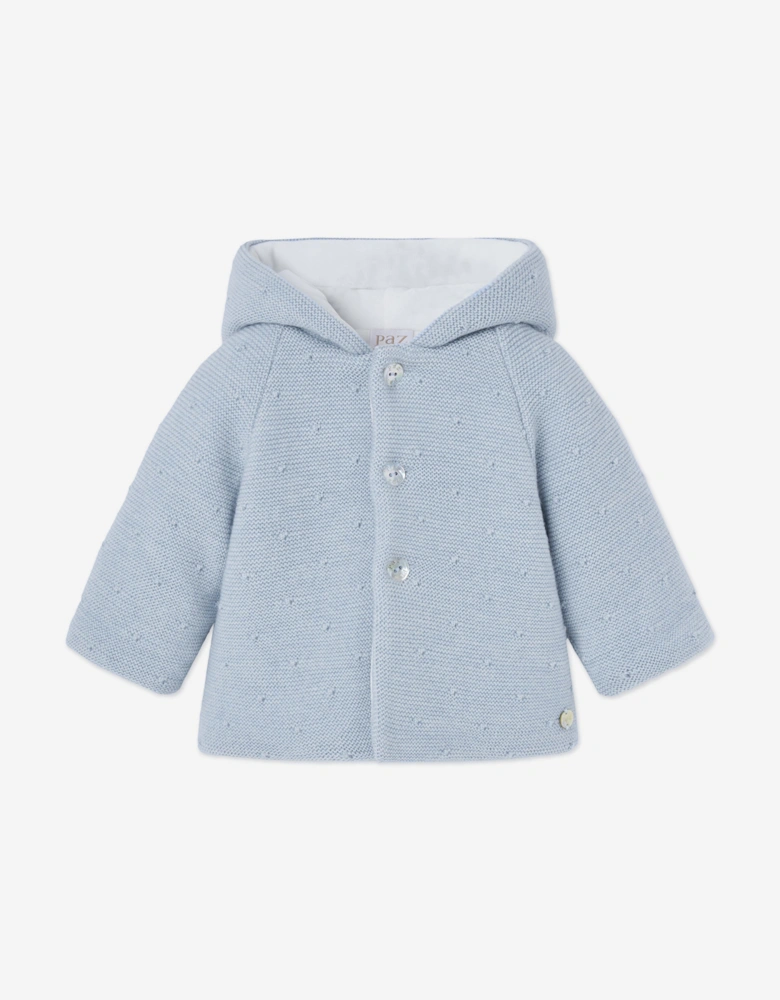 Baby Knitted Coat in Blue