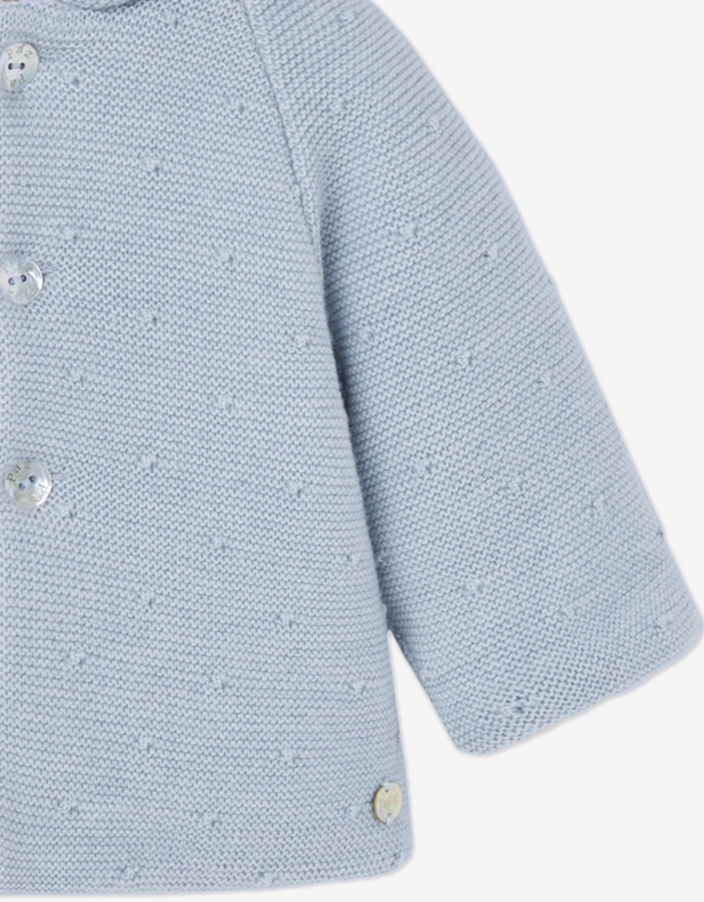 Baby Knitted Coat in Blue