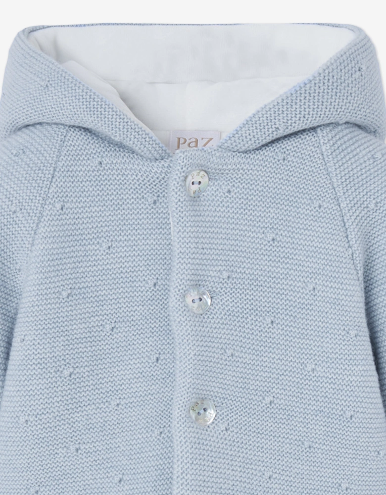 Baby Knitted Coat in Blue