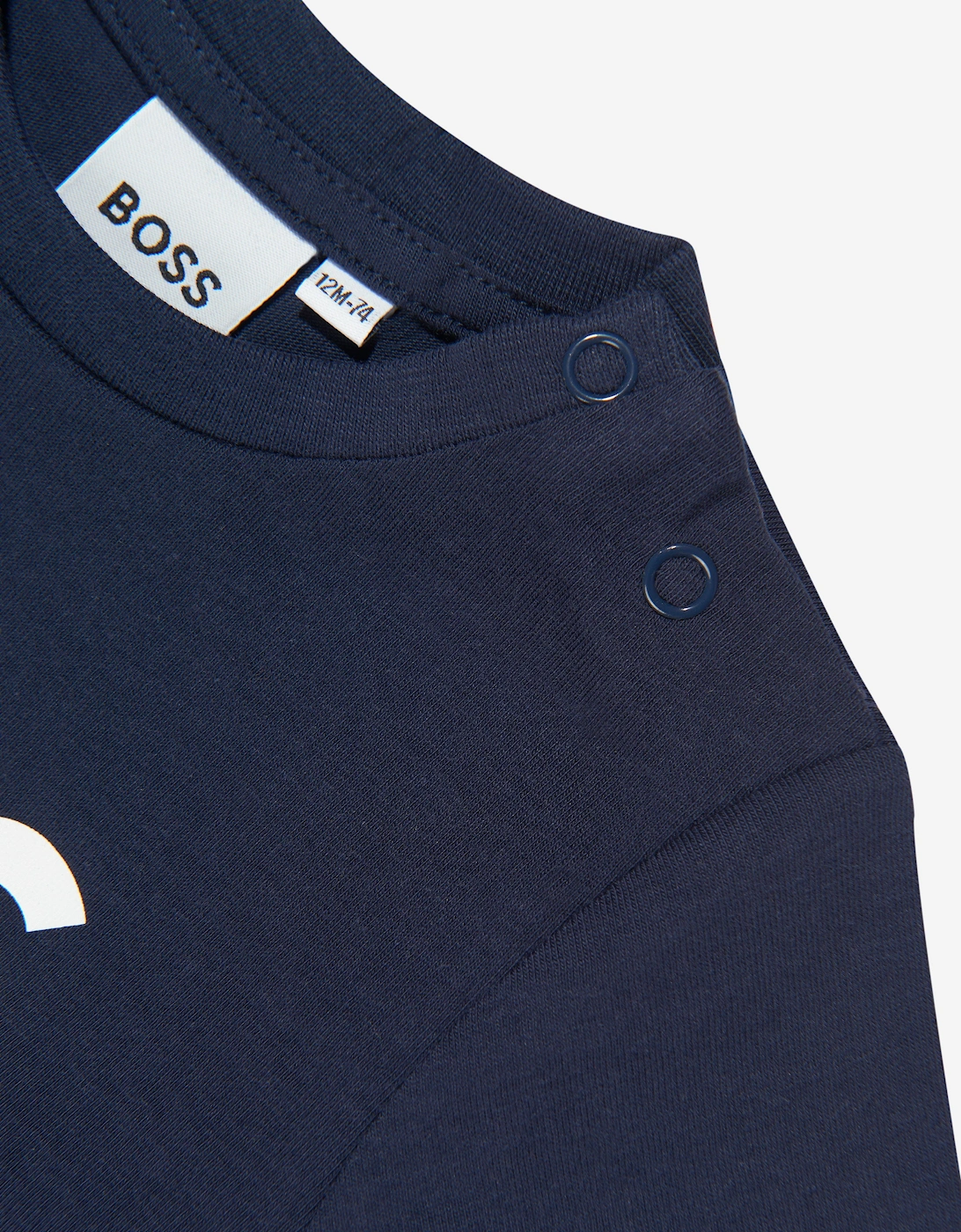 BOSS Baby Boys Logo T-Shirt in Navy