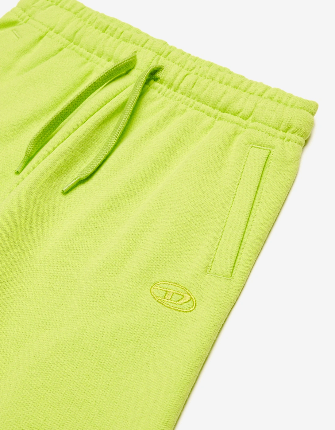 Boys Oval D Logo Sweat Shorts in Green