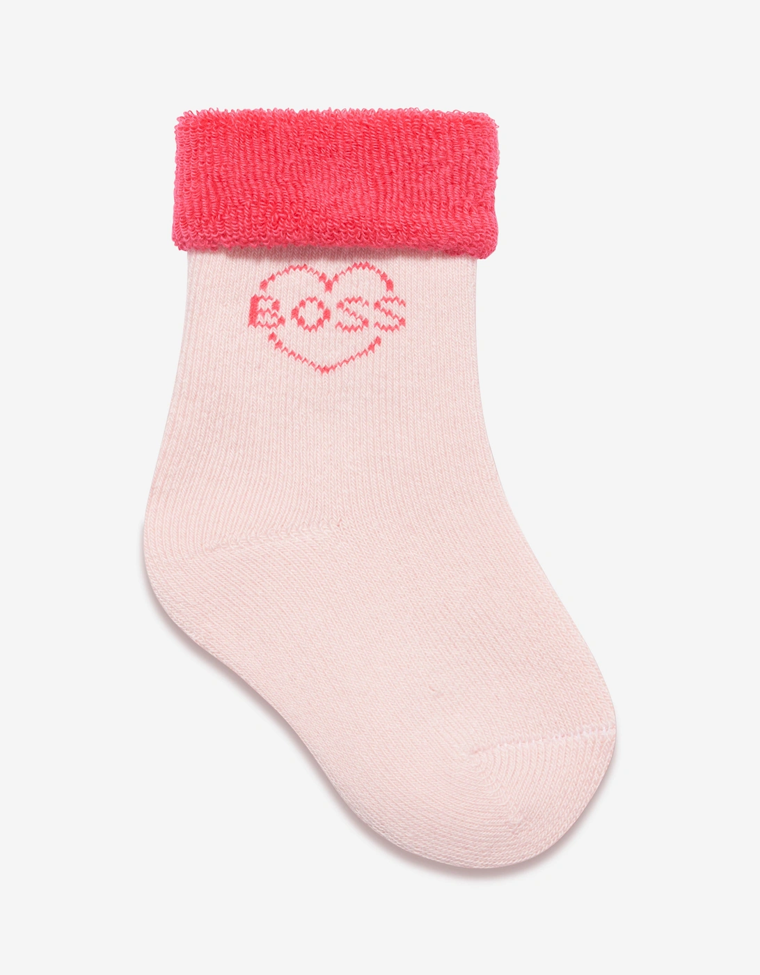 BOSS Baby Girls 2 Pack Socks Set in Pink