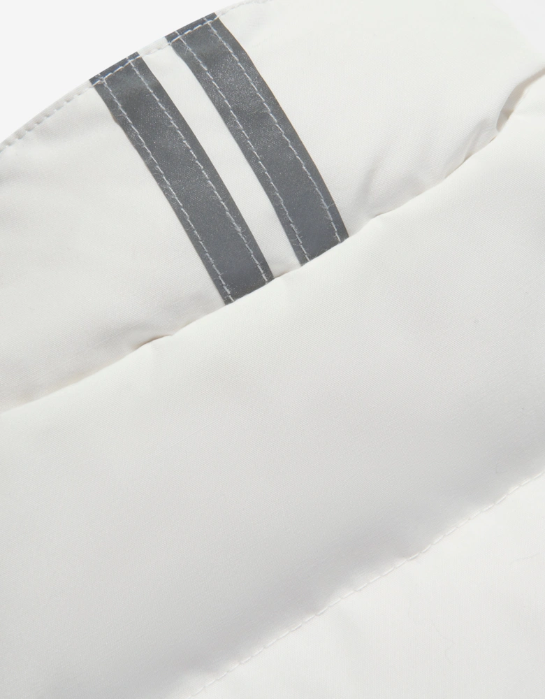 Kids Down Padded Vanier Gilet in White