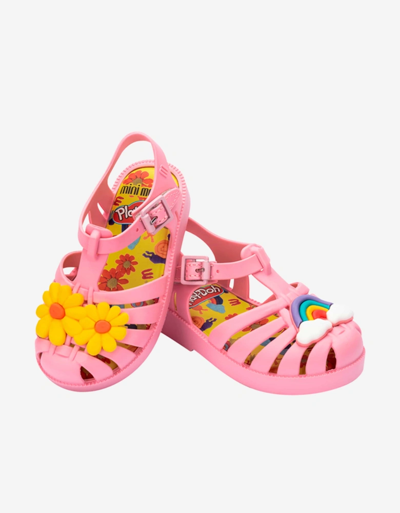 Girls Possession + Play Doh Sandals in Pink