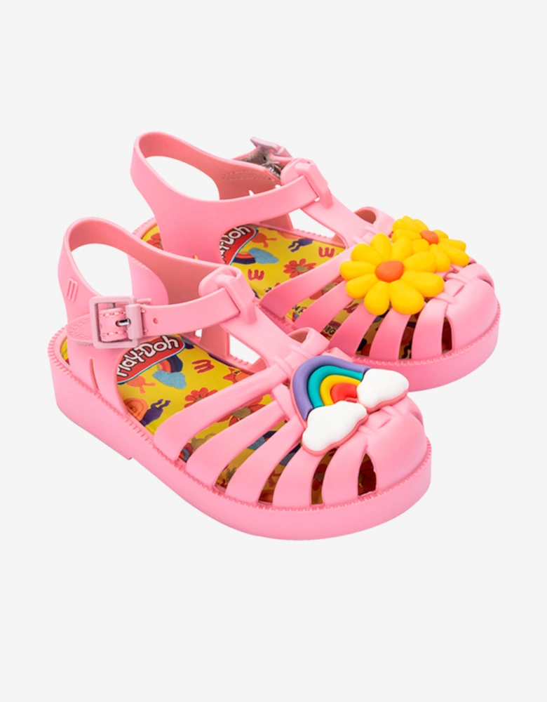 Girls Possession + Play Doh Sandals in Pink