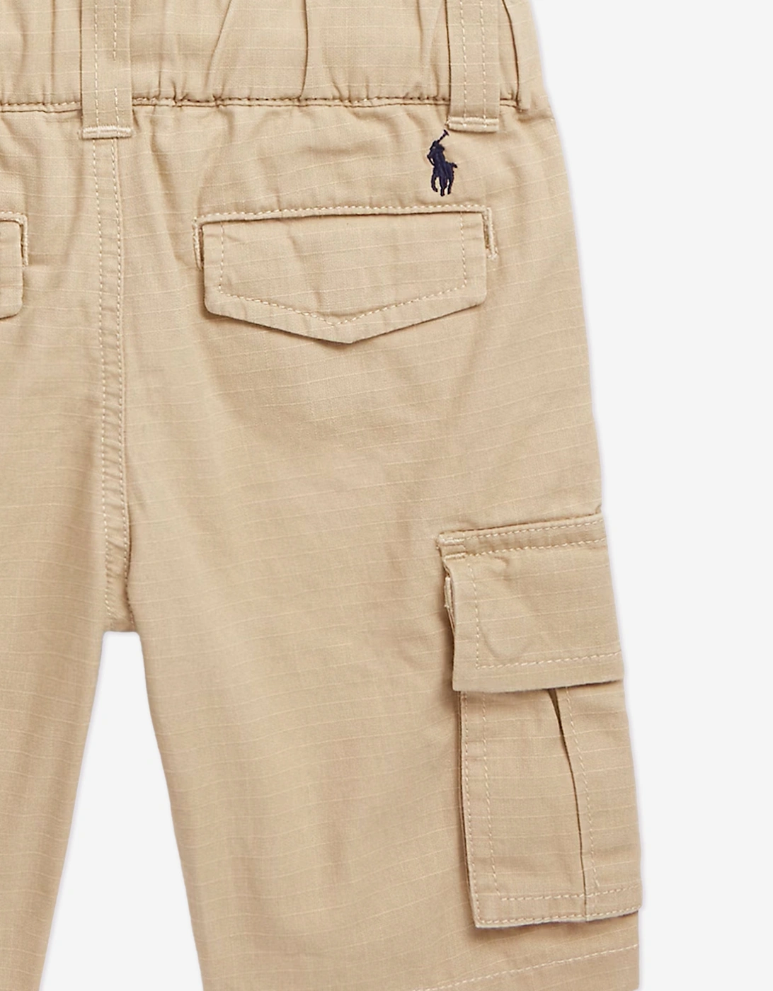 Boys Pull On Cargo Shorts in Beige