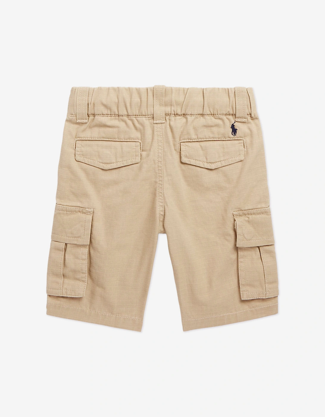 Boys Pull On Cargo Shorts in Beige