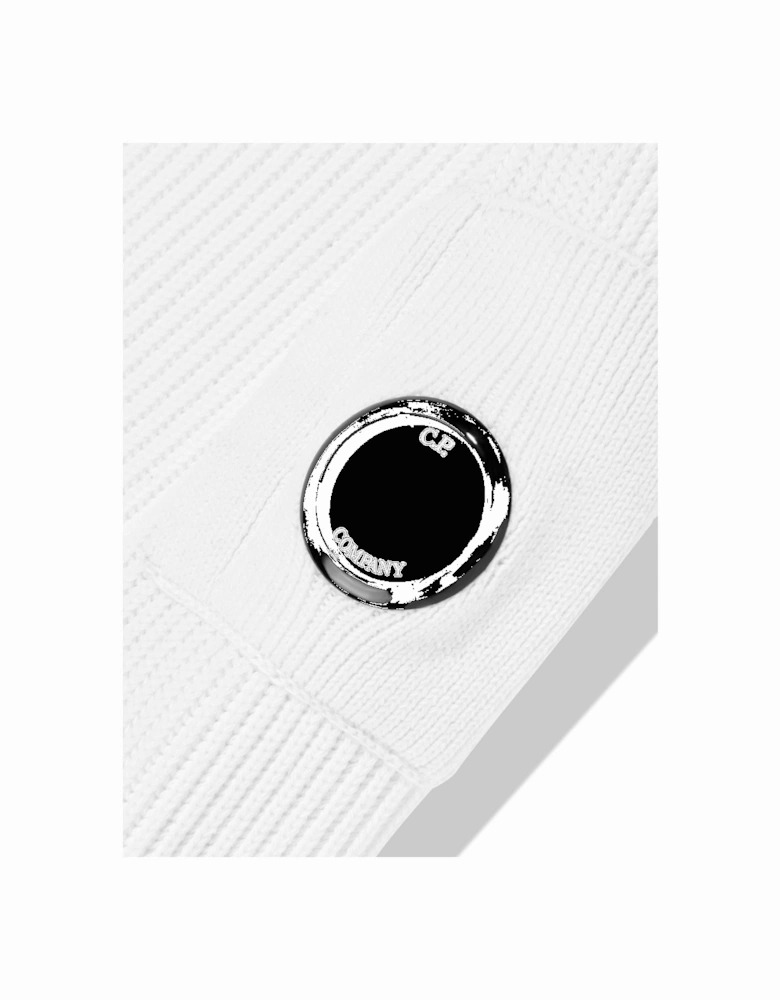 C.P. Company Boys Lens Jumper in Ivory