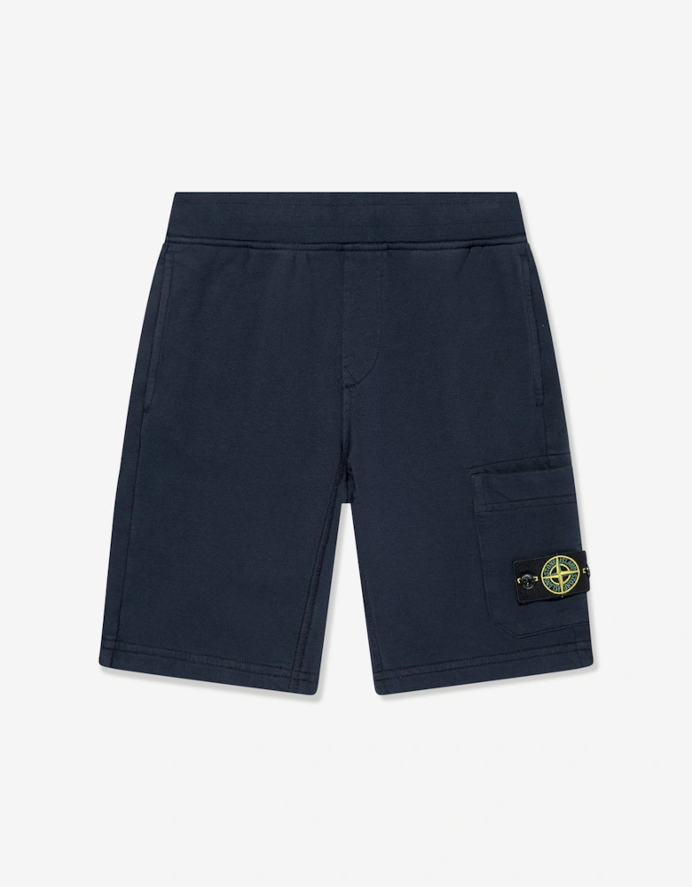 Boys Logo Pocket Shorts in Navy