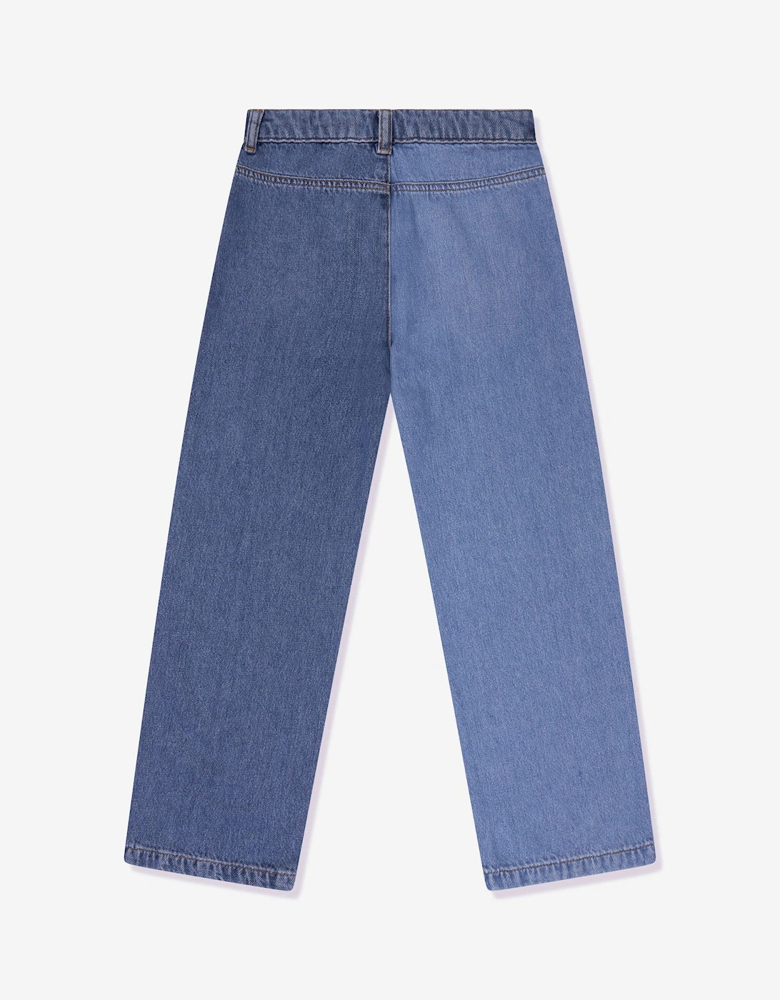 Girls Wide Leg Jeans in Blue