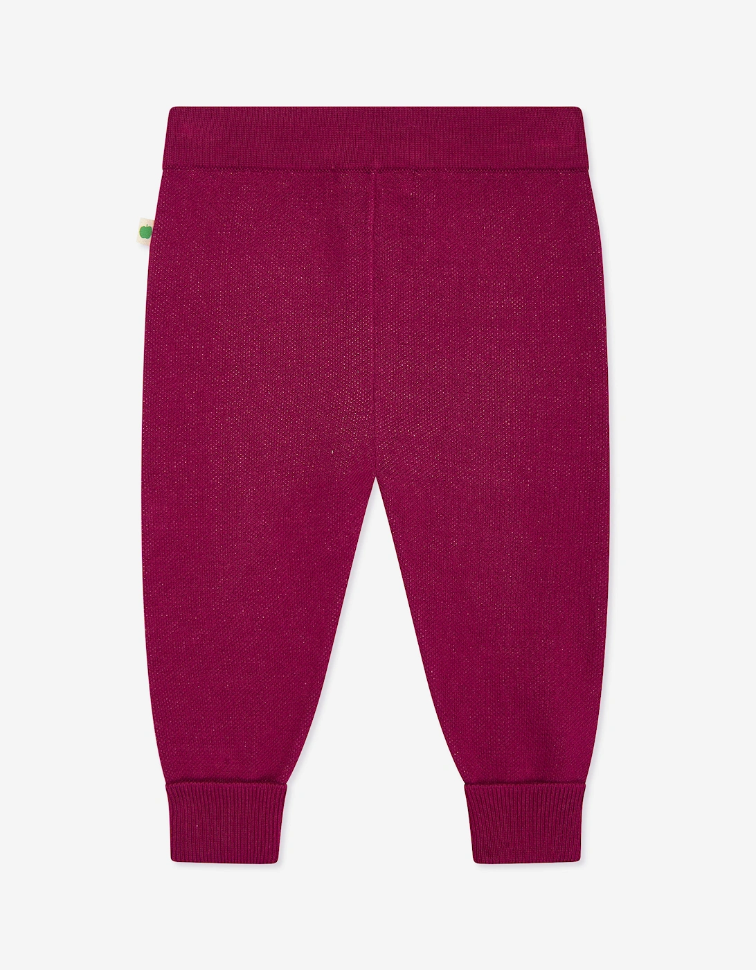 Girls Fern Cabin Knit Joggers in Purple