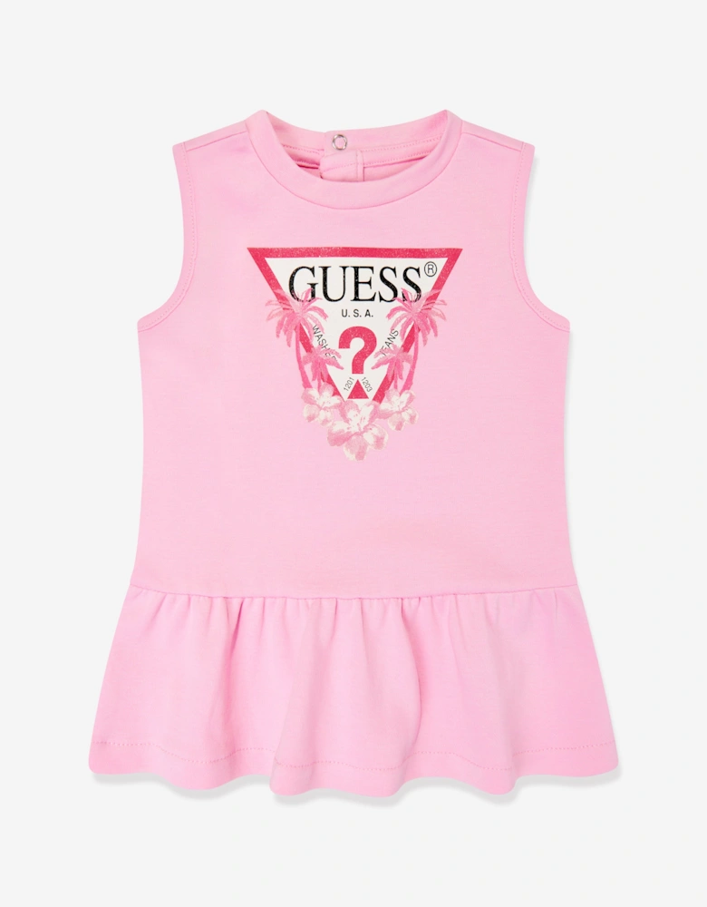Baby Girls Dress with Knickers in Pink