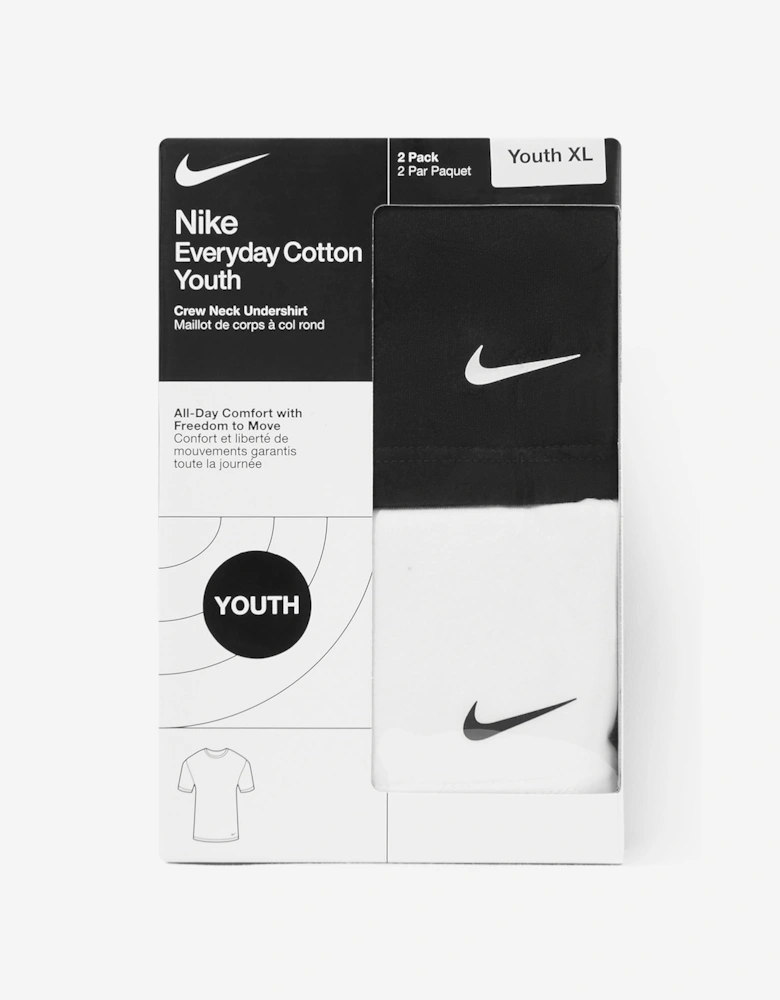 Boys 2 Pack T-Shirt Set in Multicolour