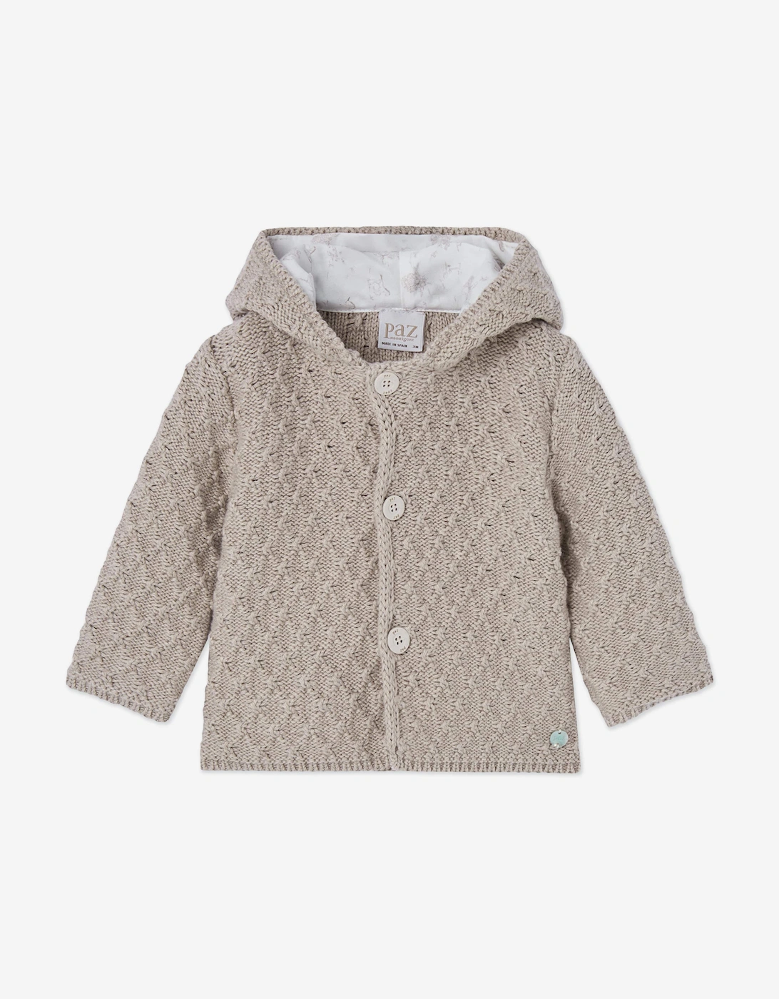 Baby Knitted Coat in Beige, 5 of 4