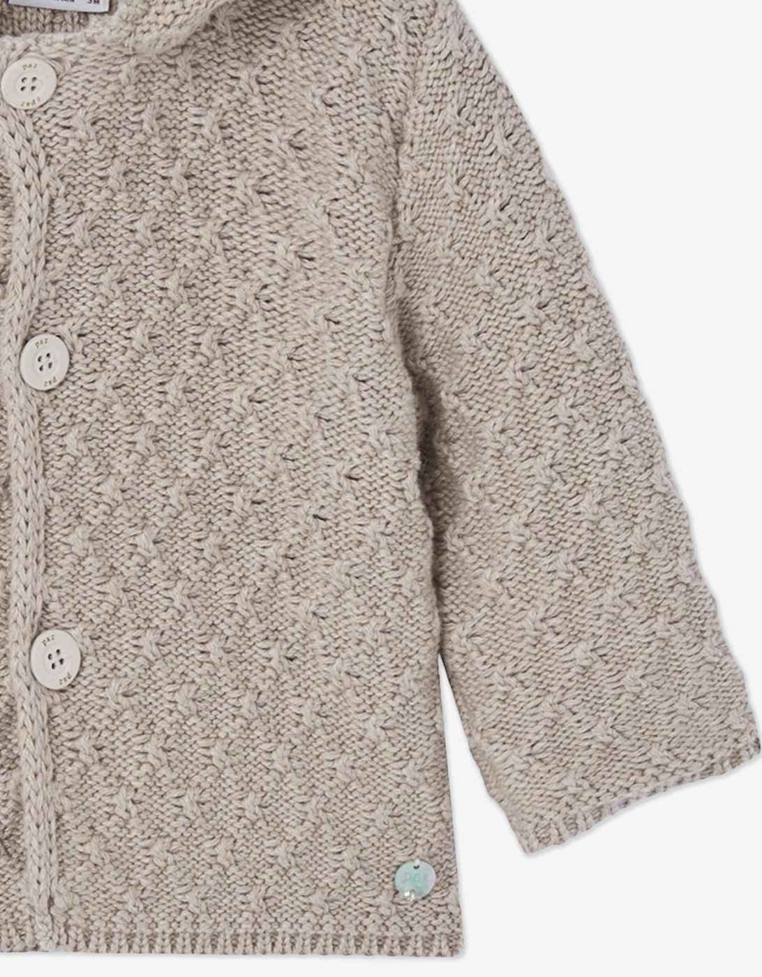 Baby Knitted Coat in Beige
