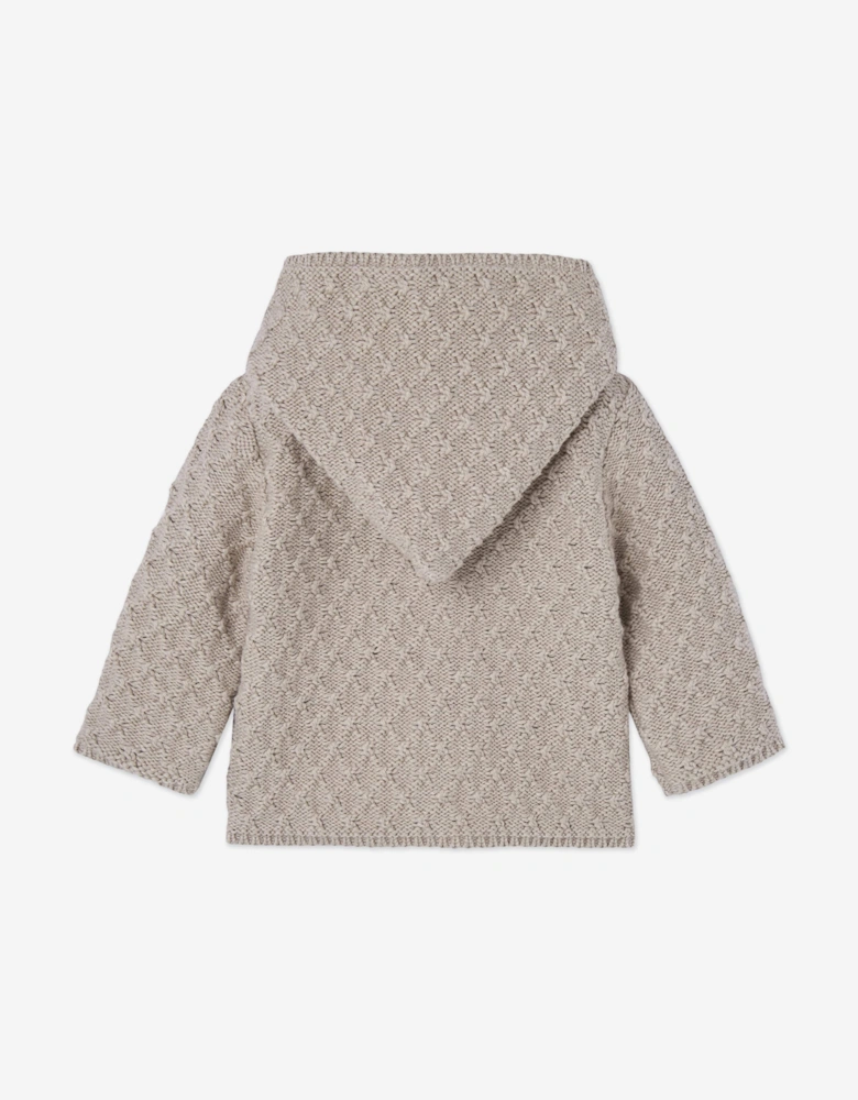 Baby Knitted Coat in Beige