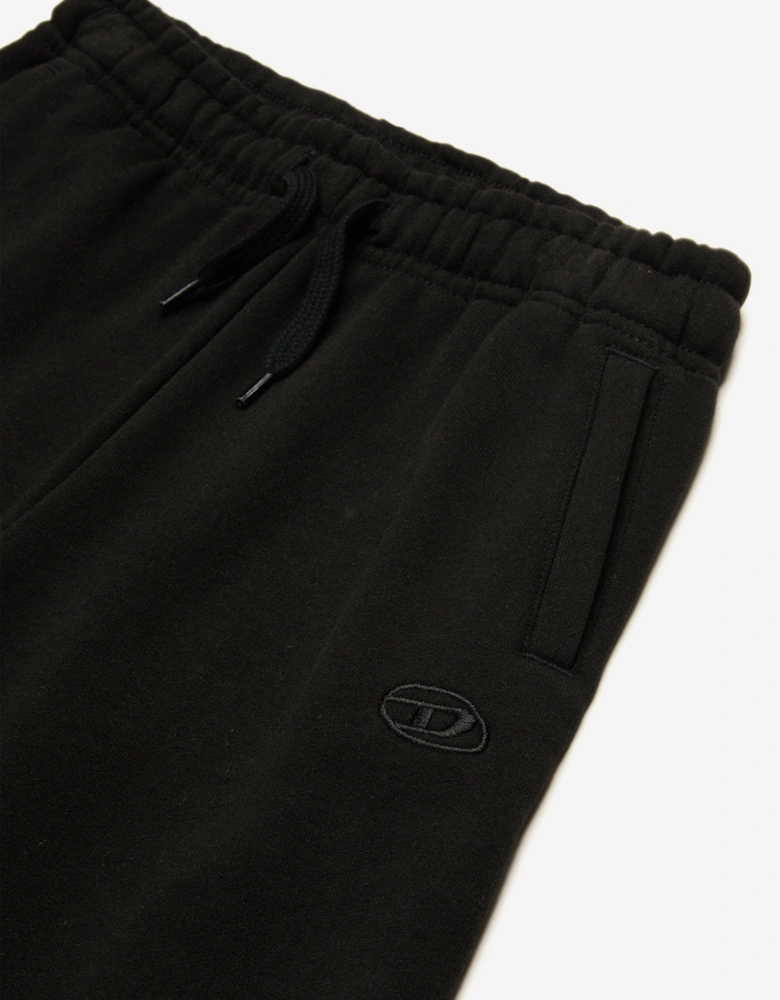 Boys Oval D Logo Sweat Shorts in Black