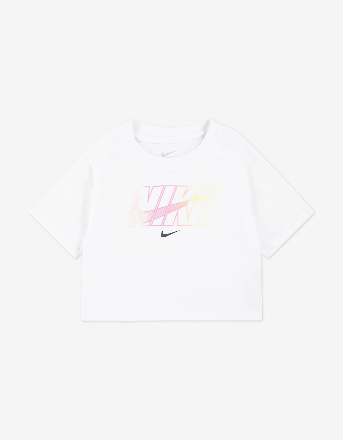 Girls Swoosh Motion Short Set in Black