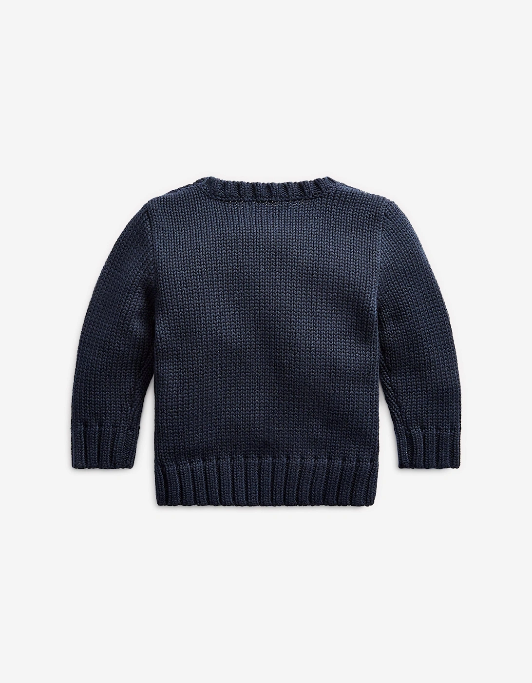 Baby Boys Cotton Flag Jumper in Navy