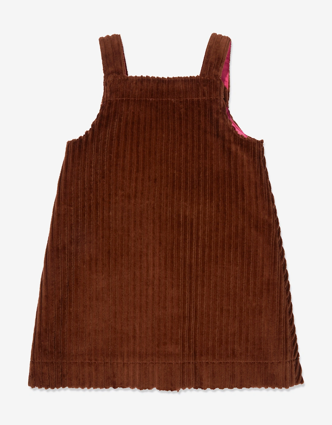 Girls Corduroy Dress in Brown