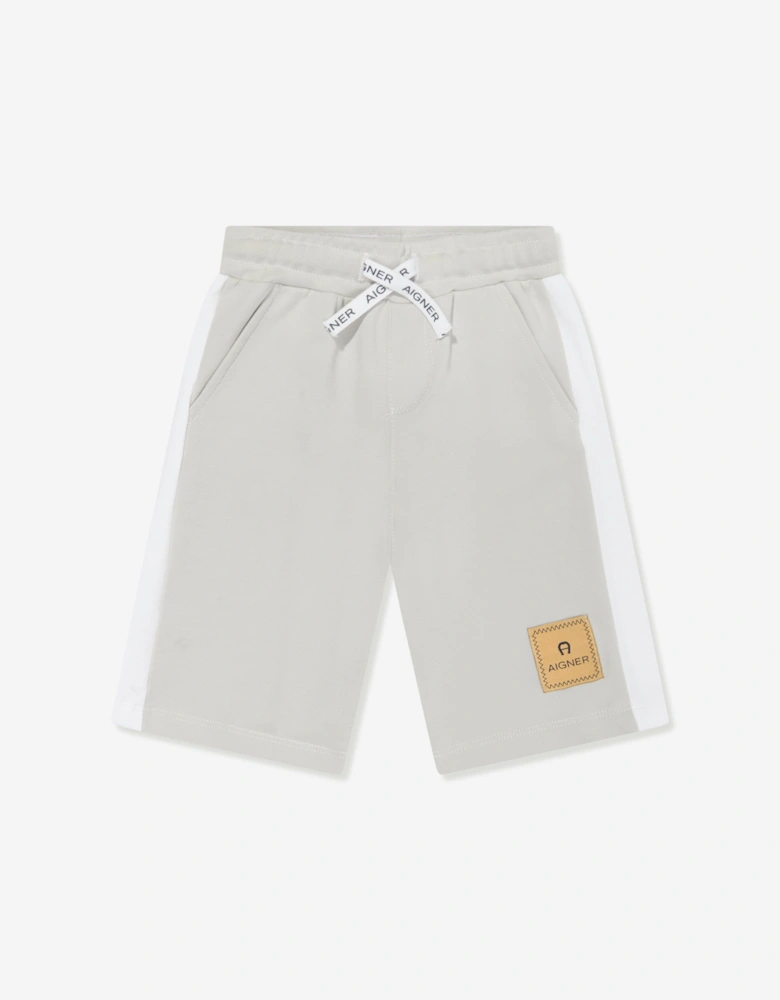 Baby Boys Logo Bermuda Shorts in Grey